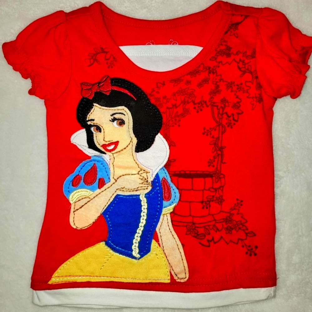 Girls SNOW WHITE Shirt Top Tee 2T Princess DISNEY NWT